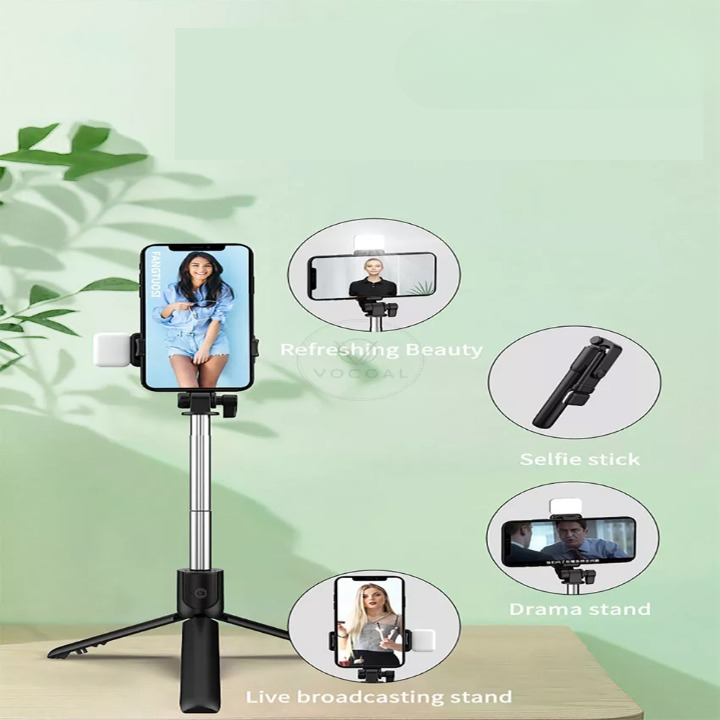 selfie stick mini tripod stand