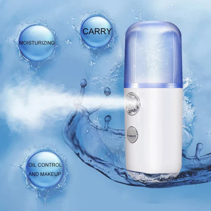 Mini Nano Face Steamer Or Sprayer Rechargeable  (random Color)